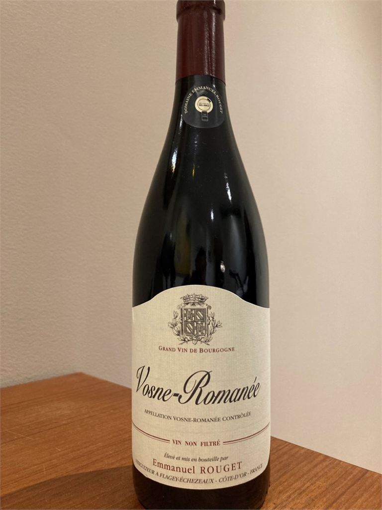 Emmanuel Rouget Vosne-Romanee伊曼纽尔鲁热沃恩罗曼尼红葡萄酒2022