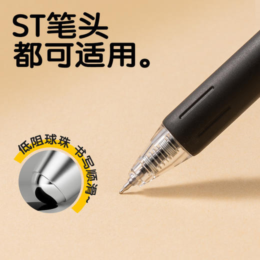 【买一送一！手不脏，题更爽】得力S05Pro速干中性笔，书写丝滑不晕染，刷题必备神器！✍️得力s05pro速干中性笔 st刷题笔学生水性笔 办公文具黑色笔 商品图4