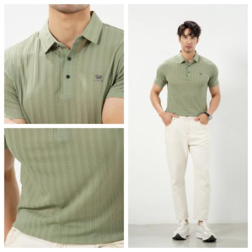 【Hilnan&Bellne哈蒙班尼男士专版速干空调衫系列23710款POLO领】经典POLO美学，打造优雅腔调，胸前立体logo，彰显品牌力量♂ 夏日运动新宠，上身秒变型男！ 商品图4