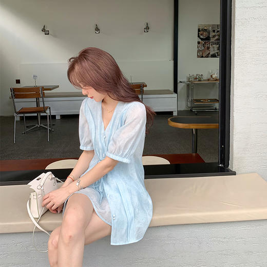 金蘑菇菇 Chinoiserie 纸纱/新中式轻国风天丝暗纹工艺套装气质 商品图3