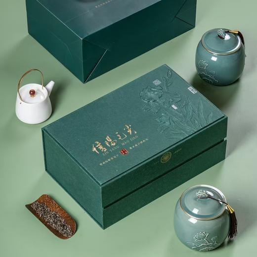 繁花似锦瓷罐【深绿•毛尖2大瓷】40元1套.整箱10套.整箱包邮 商品图2