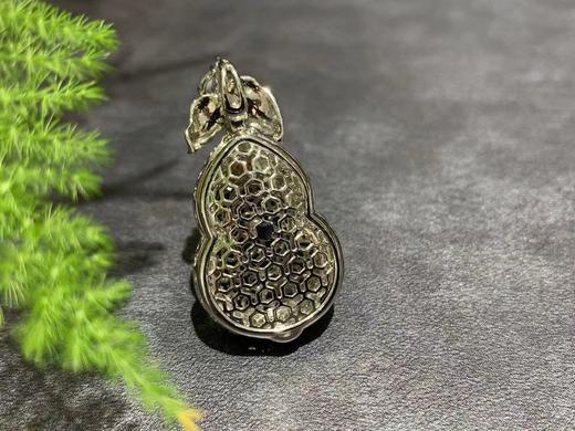 【御珠宫坊·传藏系列】金镶碧玉葫芦吊坠 商品图8