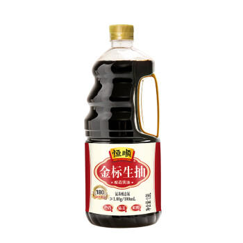 恒顺 金标系列 生抽酱油 1.9L【一级酱油】酿造酱油 中华老字号 /粮油调味 /调味品 /复合调味料 商品图3