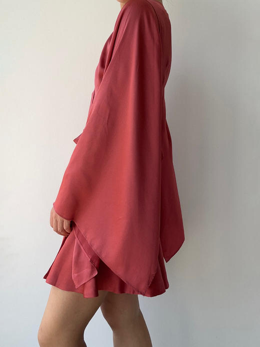 KEEPSAKE | Romance Wrap Dress [裹身裙 短款 粉] 商品图5