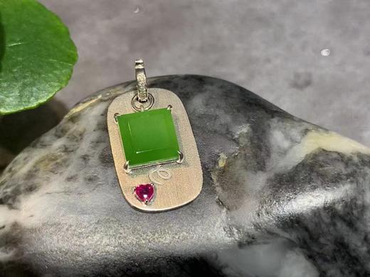 【御珠宫坊】金镶碧玉吊坠 商品图3