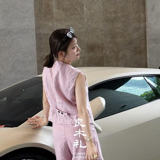 【部分现货】良木礼亚麻套装（腰带）（72261-62） 商品图2