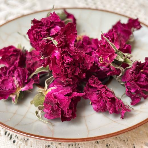 010重瓣玫瑰花  清香宜人 醇香清甜 药食同源 精油含量高 只选优质【头期重瓣玫瑰】 商品图5