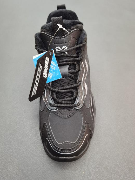 【35.5/36/37.5/39断码】安踏大棉女休闲鞋2024冬季新款加绒中帮时尚防滑运动鞋122448986【库存有限，如无货将做退款，介意慎拍！】 商品图2