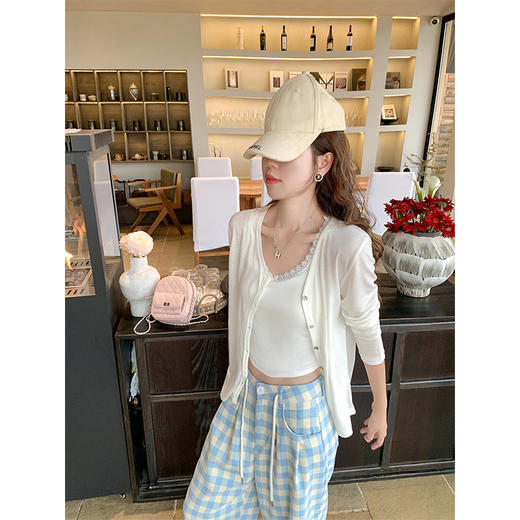 <曾小咸推荐>韩系百搭宽松显瘦薄款防晒开衫 商品图3