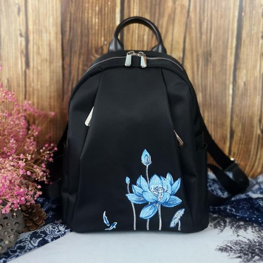 【预售3天】国潮原创中国风刺绣双肩包百搭民族包YWD111 商品图1