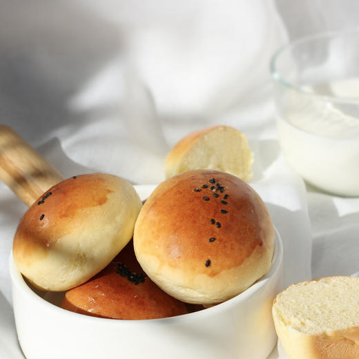 大末全麦酒酿餐包/椰蓉面包 松软面包汉堡胚 商品图8