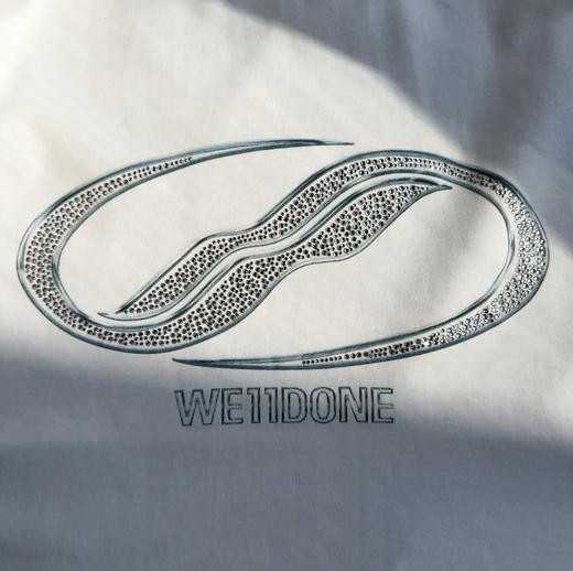 点此购买 WELLDONE夏季男女款字母印花LOGO蓝色水钻高街短袖T恤 md 318558 商品图8
