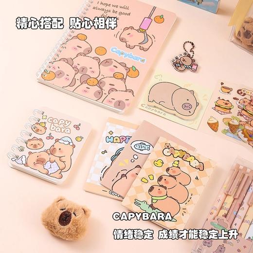 【卡皮巴拉❗文具大礼包】一站式搭配样样齐全，精心搭配贴心相伴，学生手账毕业文具礼包儿童生日礼物伴手礼品六一QQ 商品图2