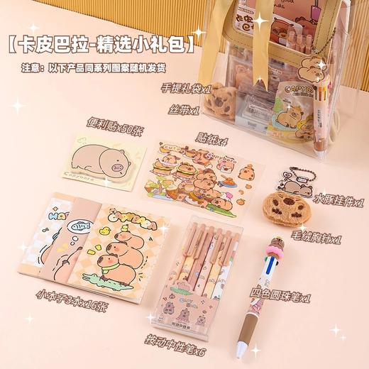 【卡皮巴拉❗文具大礼包】一站式搭配样样齐全，精心搭配贴心相伴，学生手账毕业文具礼包儿童生日礼物伴手礼品六一QQ 商品图5