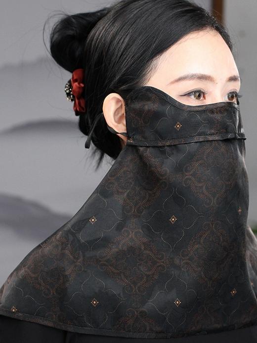 裁缝学苑AS491防晒口罩纸样女装护颈防晒面纱防风防尘面罩样板 商品图4