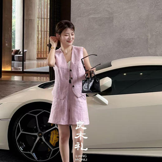 【部分现货】良木礼亚麻套装（腰带）（72261-62） 商品图4