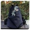 【预售3天】刺绣双肩包女2025新款时尚简约百搭尼龙布大容量旅行休闲背包YWC112 商品缩略图4