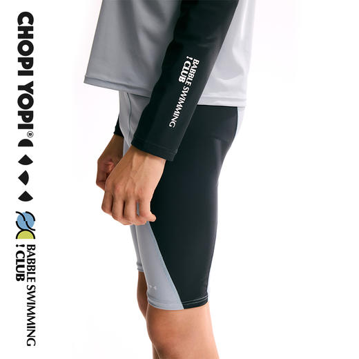 chopiyopi童装 儿童拼接长袖短裤分体泳衣 商品图7