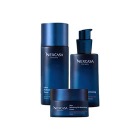 芮呵诗雅男士水活畅透系列面霜/精粹乳/精粹水