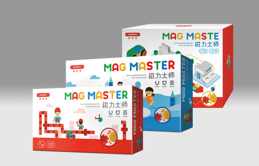 酷彼伴益智磁力玩具IY磁力积木工程车组合合计 商品图6