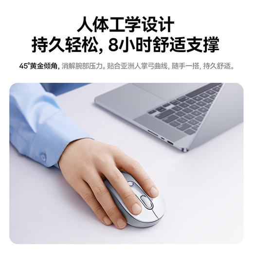 倍思 创作者F02 人体工学 无线鼠标 商品图3