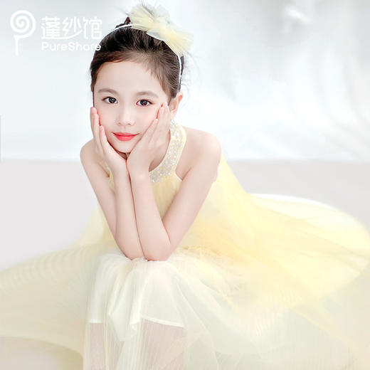 PureShare 蓬纱馆 深圳少儿时装周同款 琉光礼服裙 商品图6