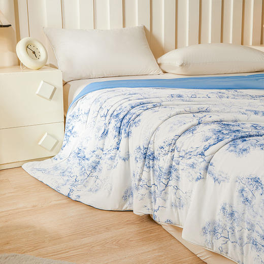 【西域楼兰凉感丝印花夏凉被凉感值1.0/冰皮被 凉感值4.0】清凉一夏 科技凉感正宗的凉感夏被 亲肤透气，吸湿排汗，让睡眠更清爽 商品图13