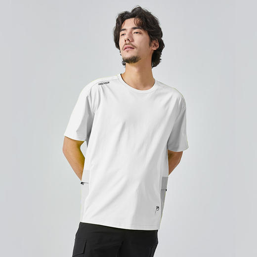 puzxrry男士短袖t恤夏季圆领青年户外运动休闲宽松凉感速干体恤衫 商品图1