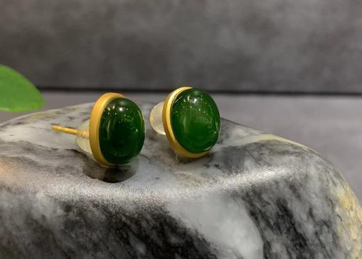 【御珠宫坊】碧玉耳钉 商品图6