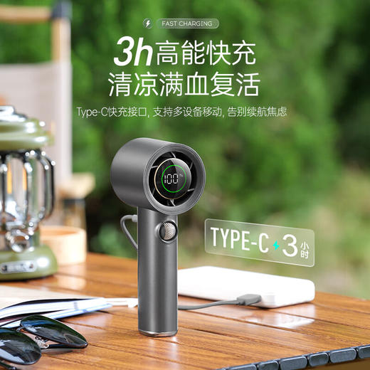 Morphyrichards摩飞高速手持风扇MR3600白色/粉色/灰色/蓝色 商品图0