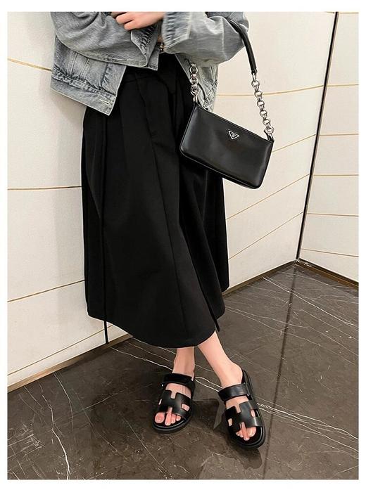 爱马仕二舅拖鞋 全系列升级#垫脚做法改牛皮丝印（HC） 商品图3