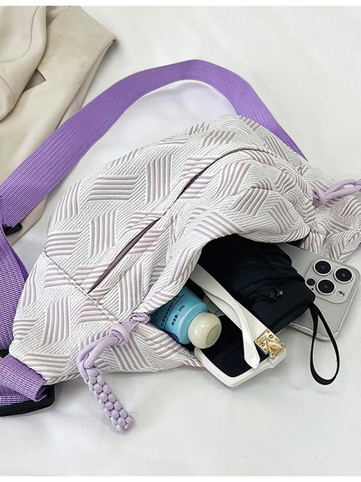 【小清新森系斜挎包，运动胸包百搭又好看】简约休闲ins风包包女 小清新森系斜挎包运动胸包 小众学生百搭腰包-QQ 商品图3