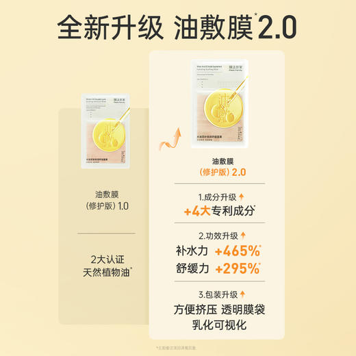 【人气油敷膜】膜法世家水油保湿面膜油敷膜5片装 商品图2