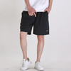 DRONKOO 2025 抽绳松紧腰右袋拼网布左下胶标运动风休闲短裤 商品缩略图1