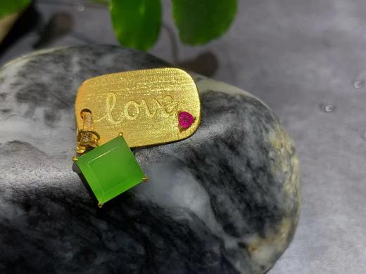 【御珠宫坊】金镶碧玉吊坠 商品图5