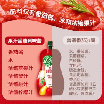 屯河番茄酱100g*3 0添加剂内蒙新疆番茄酱小包装番茄膏意面酱中粮出品 /粮油调味 /调味品 /西式酱料 商品图0