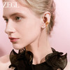 ZEGL真柳设计师十字架流苏耳饰女秋冬耳夹无耳洞新爆款高级感耳环 商品缩略图4