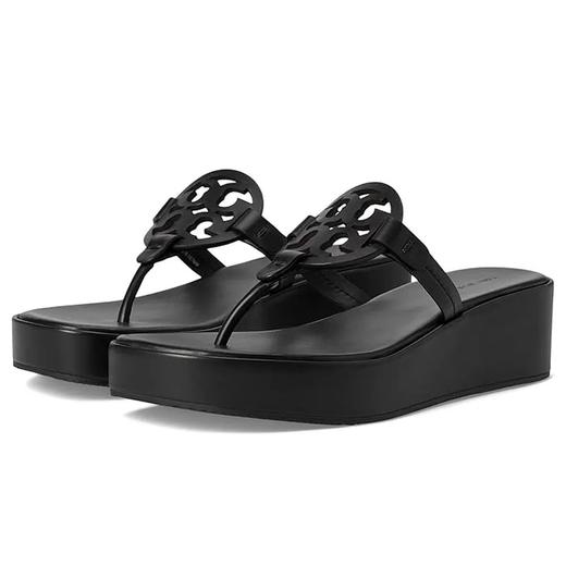 TORY BURCH 凉拖女  159829-006-F 黑色.【鞋底有膜，试穿小心】 商品图0