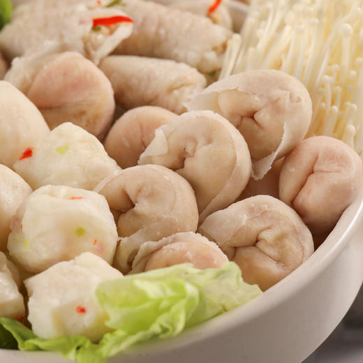 【89元包邮】晶华海鲜丸子系列|百年老店出品，鱼肉≥90%，肉韧味鲜，紧实爽弹|鱼册/鱼皮饺|鱼丸 商品图2
