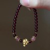 【敦煌桃缘·石榴石小花手串】敦煌小众石榴石桃花手串 女款闺蜜百搭小众轻奢手饰品 商品缩略图3