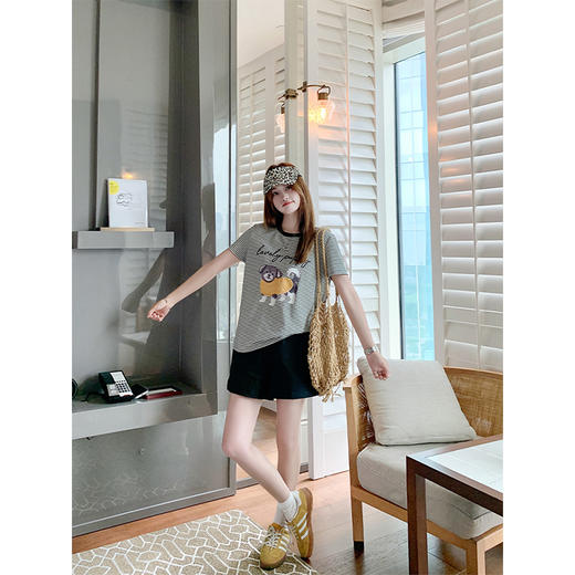 【129元任选2件】现货！卡通小狗印花短袖 商品图3