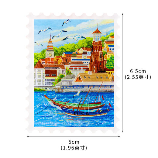 【大好河山】邮票冰箱贴中国城市创意磁吸贴文创亚克力冰箱贴北京旅游纪念礼品 商品图7