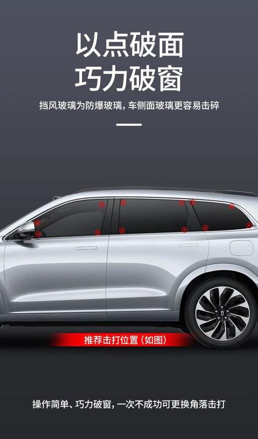 车载安全锤破窗器，关键时刻不掉链子，有车必备 商品图11