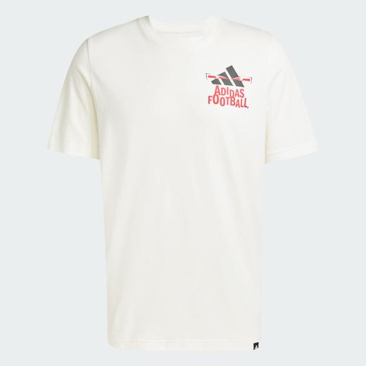 Adidas阿迪达斯FOOTBALL GRAPHIC TEE 纯棉足球运动短袖圆领T恤JD8215 商品图4