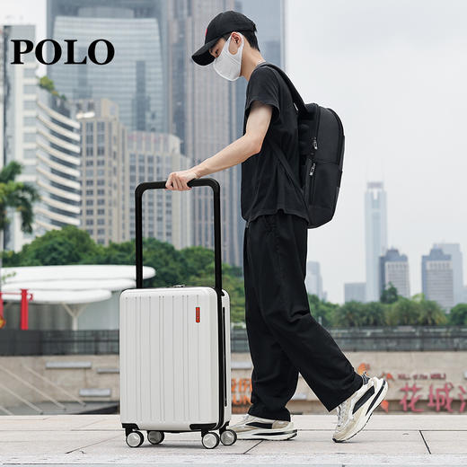 POLO 拉杆箱大容量拉链行李箱男女登机旅行箱080751 商品图2