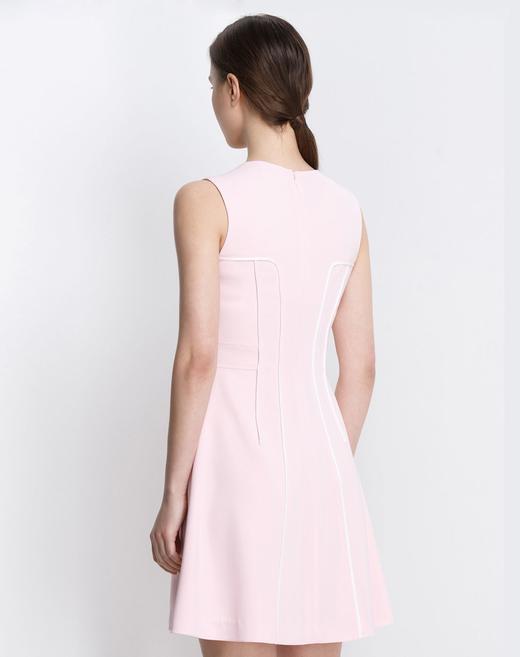 4894415289800  宝姿PORTS  粉色都市时尚V领无袖连衣裙 商品图1