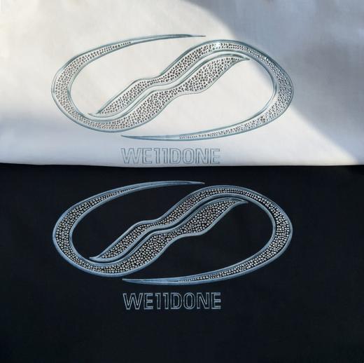 点此购买 WELLDONE夏季男女款字母印花LOGO蓝色水钻高街短袖T恤 md 318558 商品图7