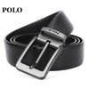 POLO 男士皮带商务休闲鳄鱼纹腰带双头层牛皮男裤带012251 商品缩略图1