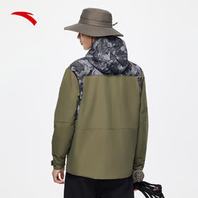 【M/XL断码】安踏防泼水梭织连帽运动外套男士户外登山徒步风衣上衣152416613【库存有限，如无货将做退款，介意慎拍！】