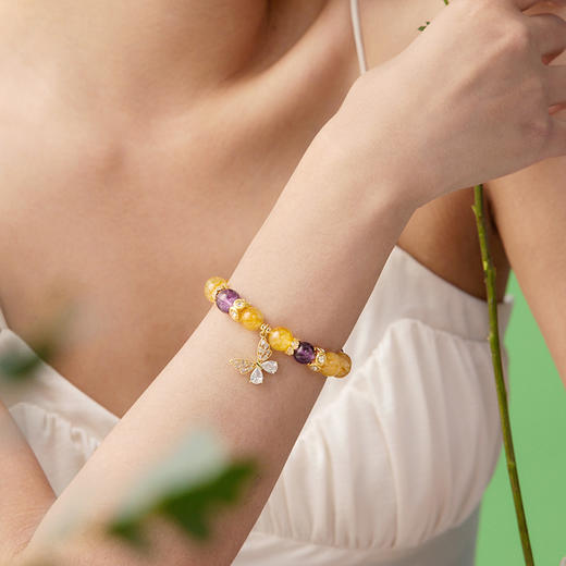 Manreya玛芮雅“蝶舞幻境”水晶手串 商品图5